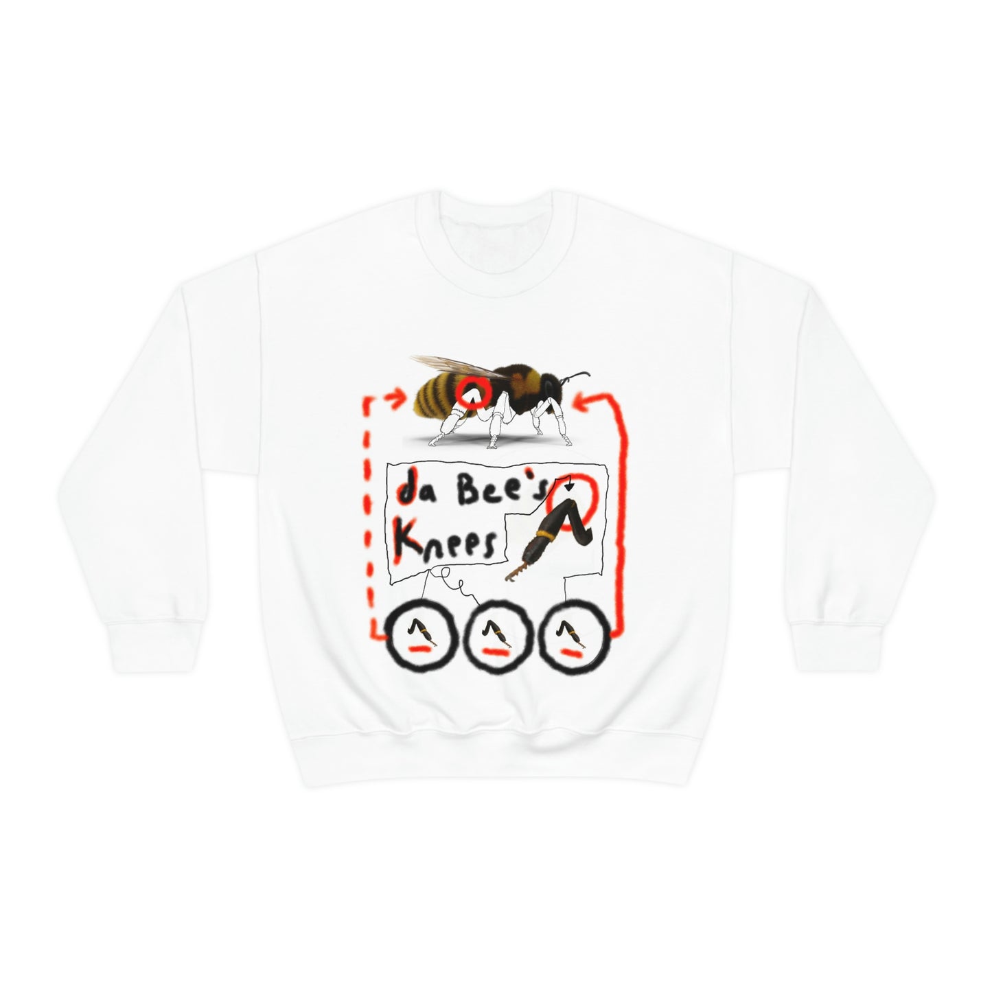 DA BEE'S KNEES crewneck sweatshirt