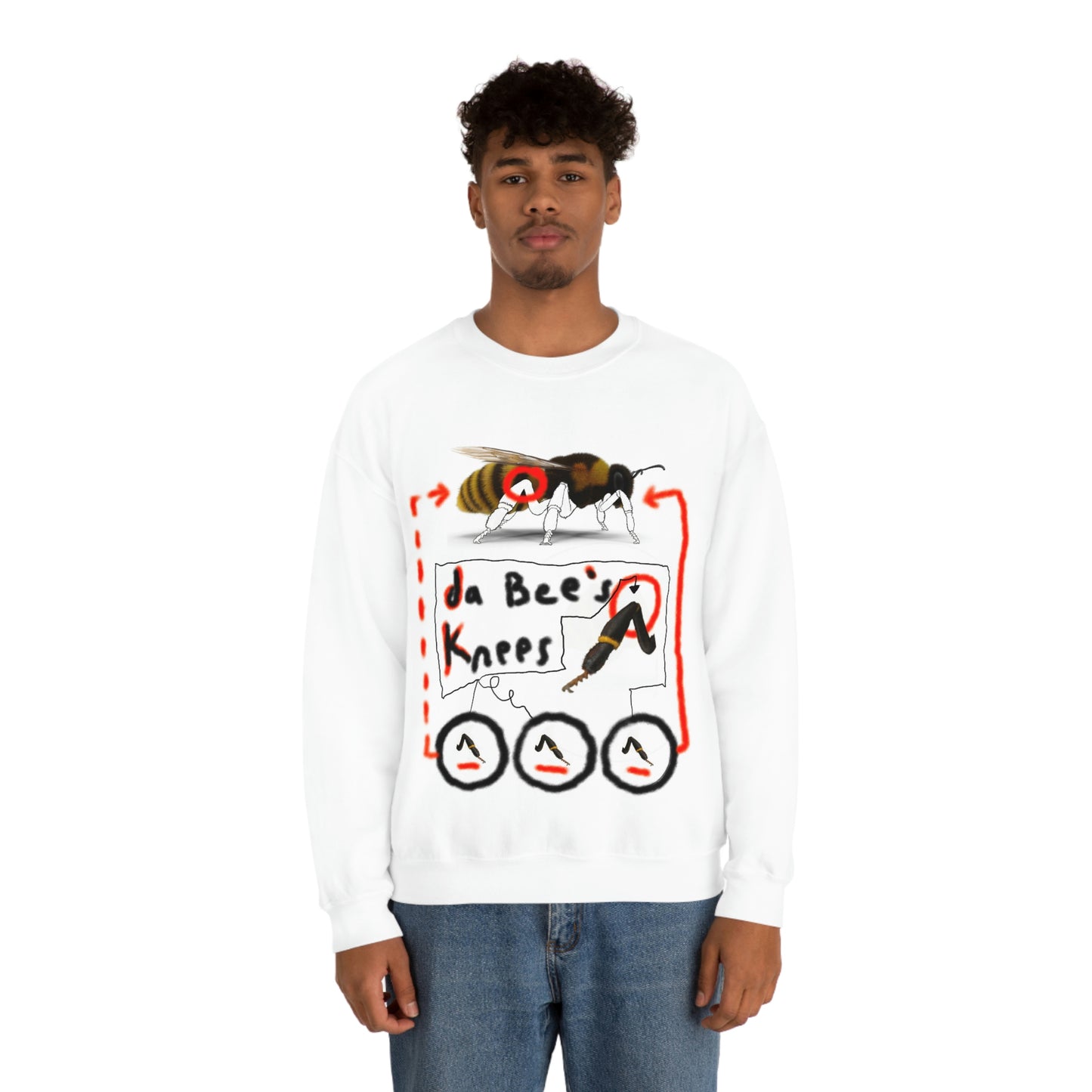 DA BEE'S KNEES crewneck sweatshirt