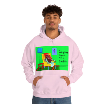 EVERYTHING HAPPENS FOR A RAISIN hoodie