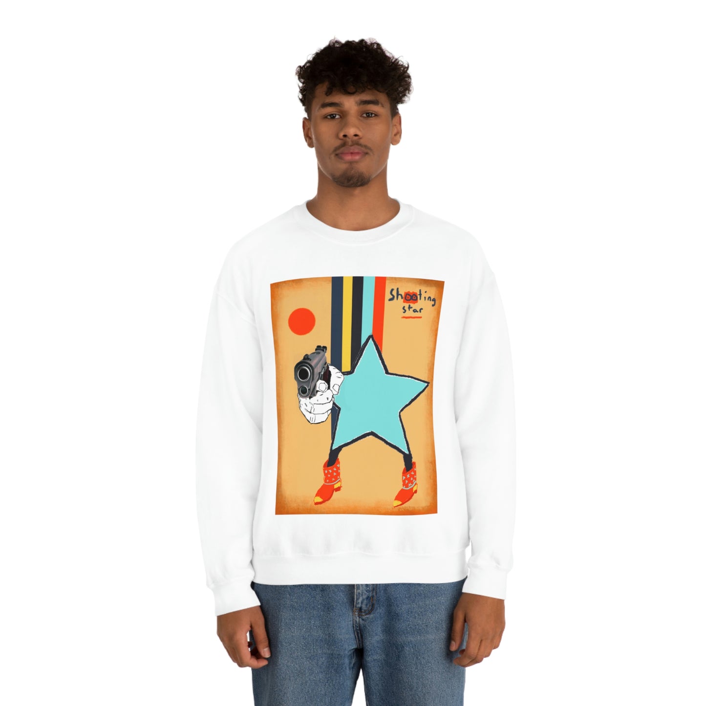 SHOOTING STAR crewneck sweatshirt